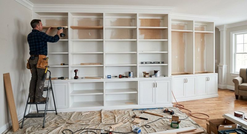 Built In Storage Installation in Raleigh, NC