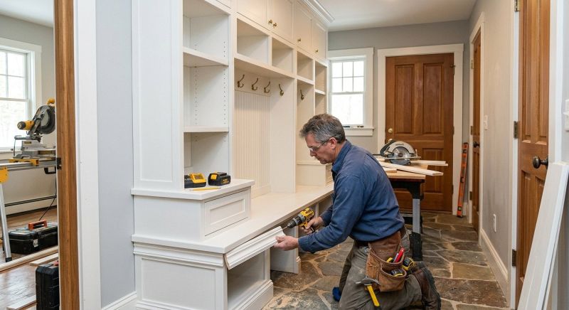 Built In Storage Installation in Greensboro, NC