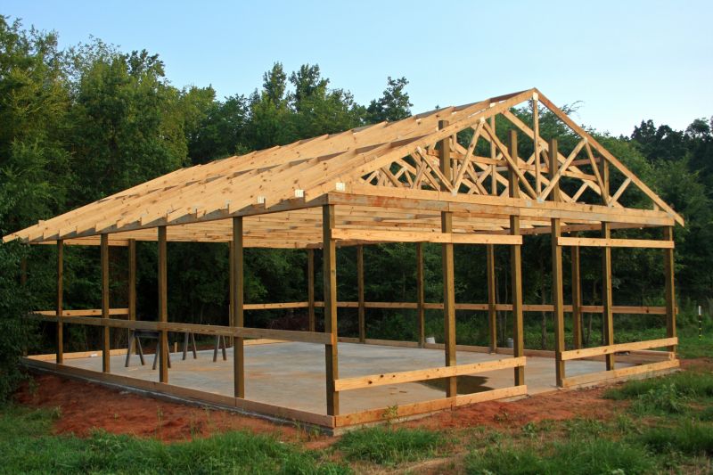 Pole Barn Construction Site